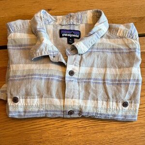 Patagonia Light Blue Striped Men's Shirt
